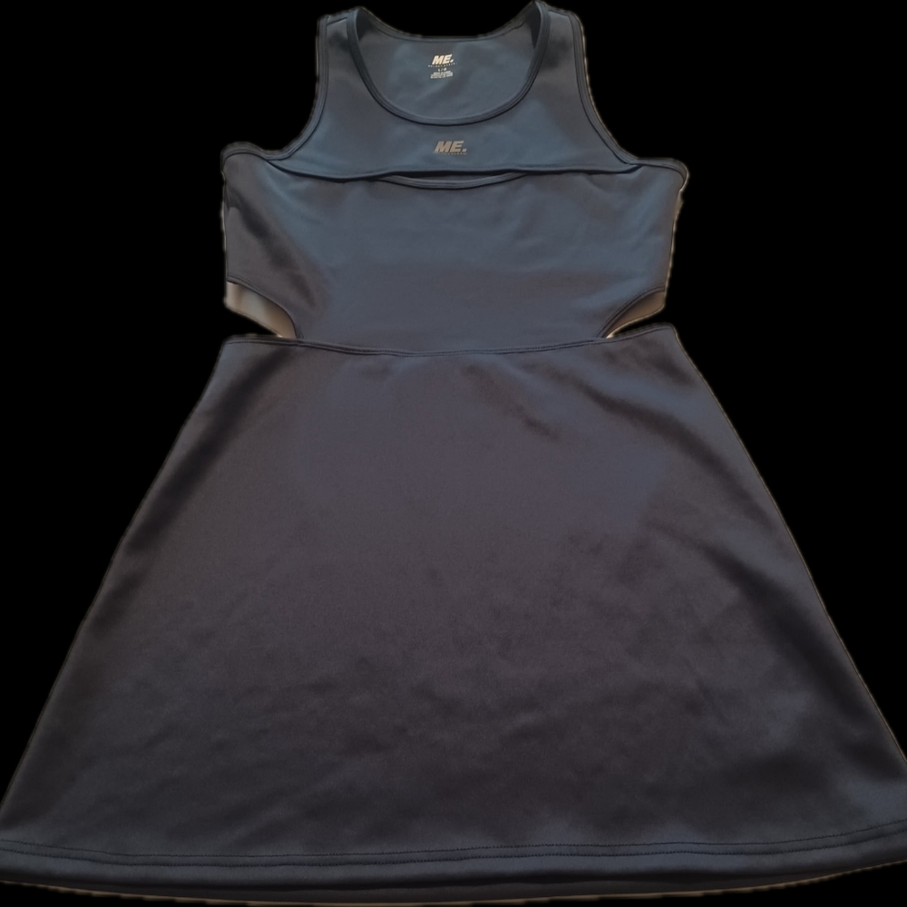 Melody Ehsani Essentials Asymmetrical Navy Dress